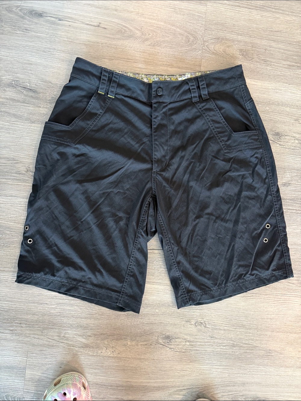 Lululemon Black Outdoor Performance Shorts - Lightweight, Quick-Dry